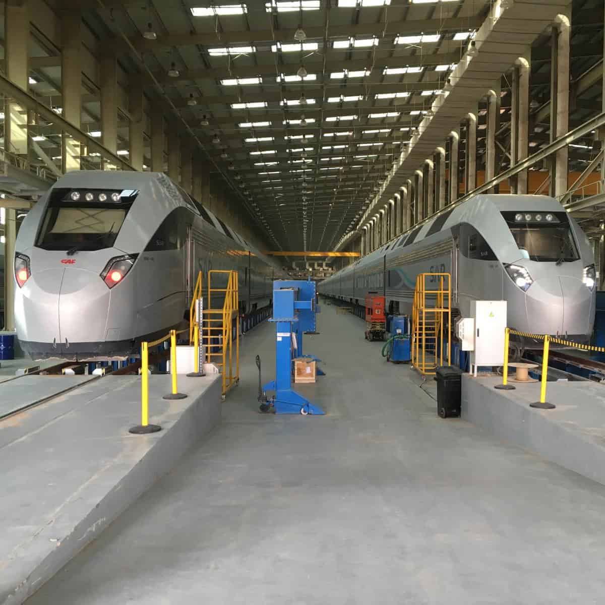 Sistem de protecție a personalului depoului de trenuri - atelierul Riyadh